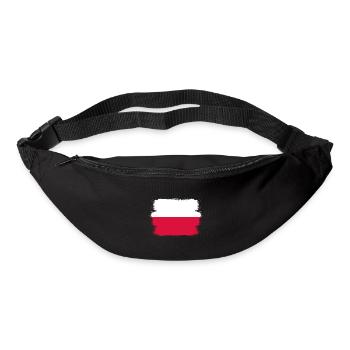Pologne Drapeau utilisé Look Polska Drapeau polonais - Sac banane - noir - Devant