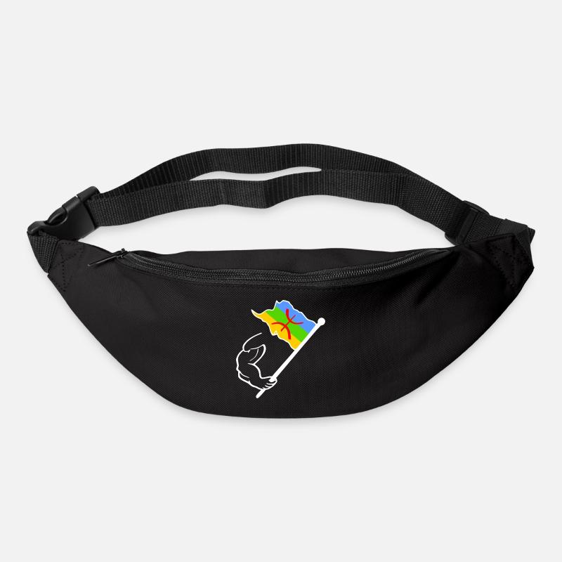 Amazigh Flagge - Gürteltasche - Schwarz