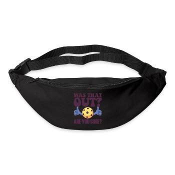 Pickleball Racket for Pickle Ball, Was That Out - Bum bag - black - Front