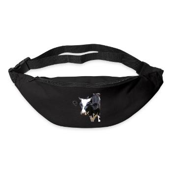 funny cow cow head gift farmers farmers - Bum bag - black - Front