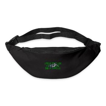 La bécasse m’appelle - Sac banane - noir - Devant