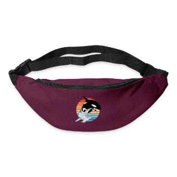 Hammerhai Orca - Gürteltasche - Burgunderrot - Vorne