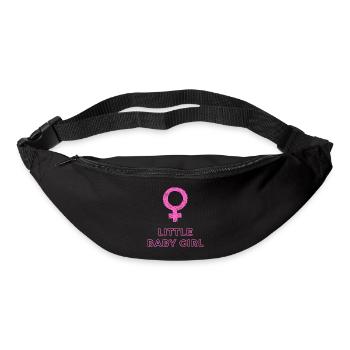 Annonce de bébé - Filles - Grossesse - Sac banane - noir - Devant