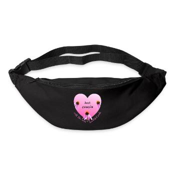 Meilleur cousin - Sac banane - noir - Devant