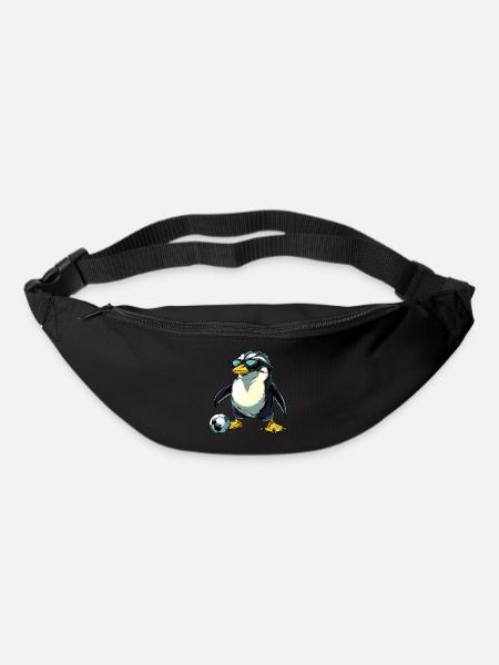 Pinguin Fussball - Gürteltasche - Schwarz