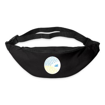 peaceman Kampfflugzeuge für die Ukraine, Frieden! - Gürteltasche - Schwarz - Vorne