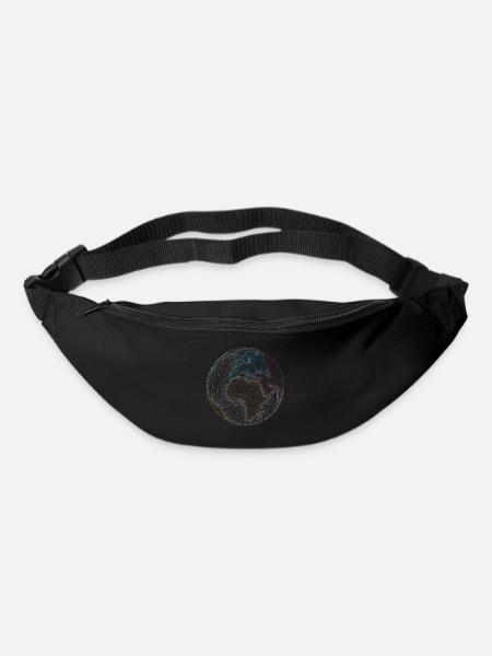 earth - Gürteltasche - Schwarz