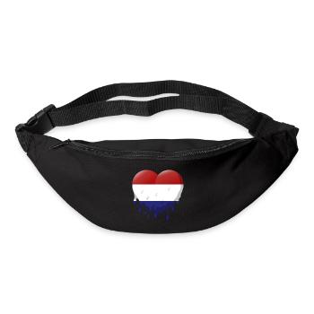 Netherlands Flag Holland Dutch flag - Bum bag - black - Front