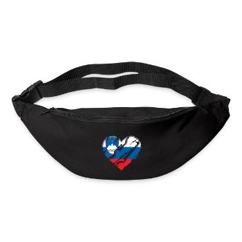 Slovenia Flag Balkan Slovenian Flag Vintage - Bum bag - black - Front