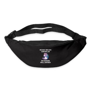Zocken Reichet mir den Controller Königin Konsole - Gürteltasche - Schwarz - Vorne