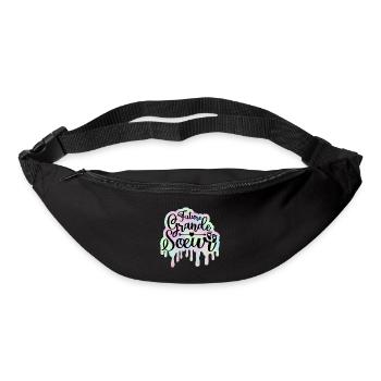 Annonce Bébé Surprise 2024 Future Grande Soeur - Sac banane - noir - Devant