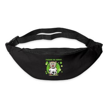 Fußball ist super! - Gürteltasche - Schwarz - Vorne