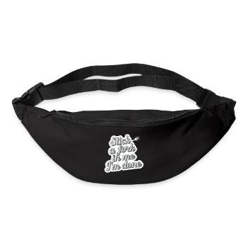 Stick A Fork In Me I'm Done 10 - Gürteltasche - Schwarz - Vorne