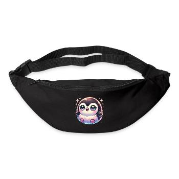 Super Cute Kawaii Baby Penguin - Gürteltasche - Schwarz - Vorne