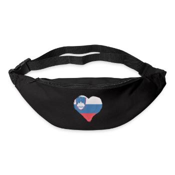 Slovenia Flag Balkan Slovenian Flag Vintage - Bum bag - black - Front