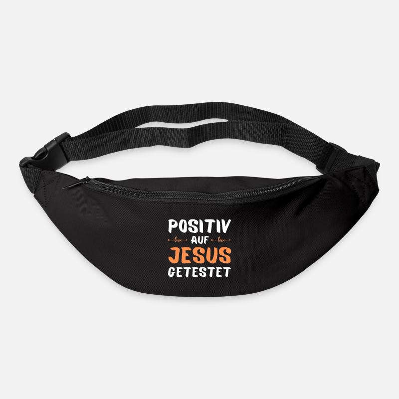 Auf Jesus getestet! Gott Geschenk - Gürteltasche - Schwarz