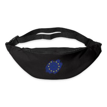 Europa Flagge EU Euro Europäische Fahne - Gürteltasche - Schwarz - Vorne