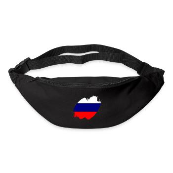 Russia Flag Vintage Russian Flag Used Look - Bum bag - black - Front