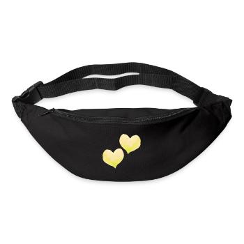 Coeurs Amour Dans Amour Mariage - Sac banane - noir - Devant