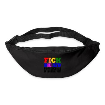 Fck afd - fick die afd - Gürteltasche - Schwarz - Vorne