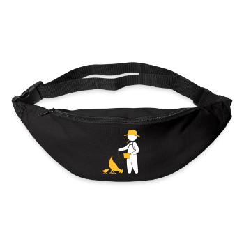 Farmer Feeding The Chickens - Bum bag - black - Front