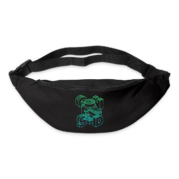 verwirrt - Gürteltasche - Schwarz - Vorne