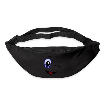 Smiley - Bum bag - black - Front