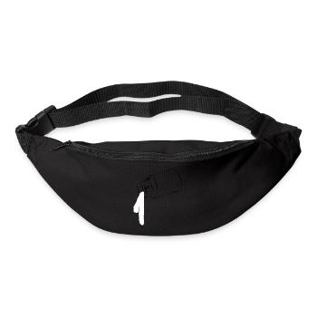 bidon de lait - Sac banane - noir - Devant