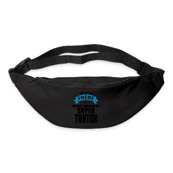 un super frère devient toujours un super tonton - Sac banane - noir - Devant