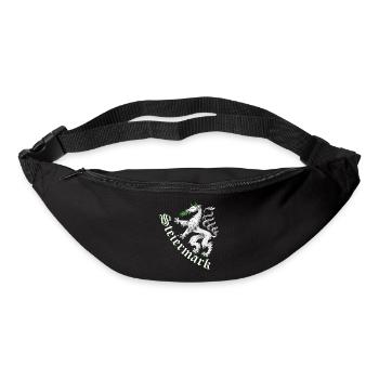 Steiermark T-Shirt - Gürteltasche - Schwarz - Vorne
