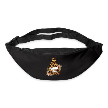 Farm Girl Cow Tag - Bum bag - black - Front