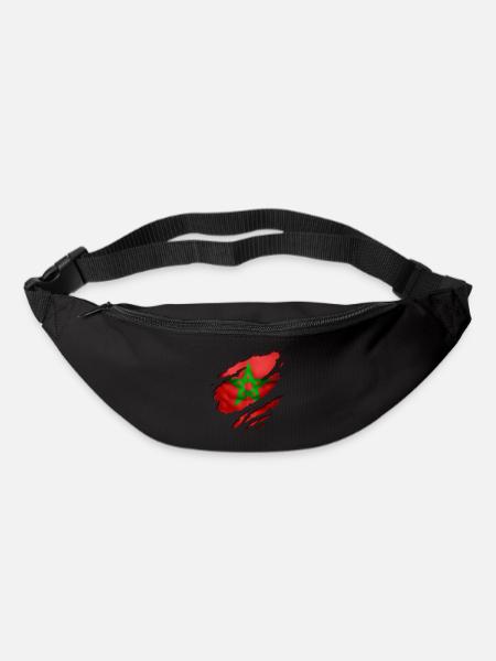 morocco maroc - Sac banane - noir