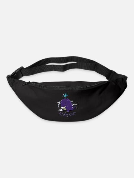 I'm very whale - Sac banane - noir