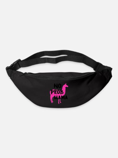 No prob llama - Sac banane - noir