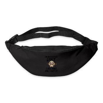 I'm on a diet - Bum bag - black - Front