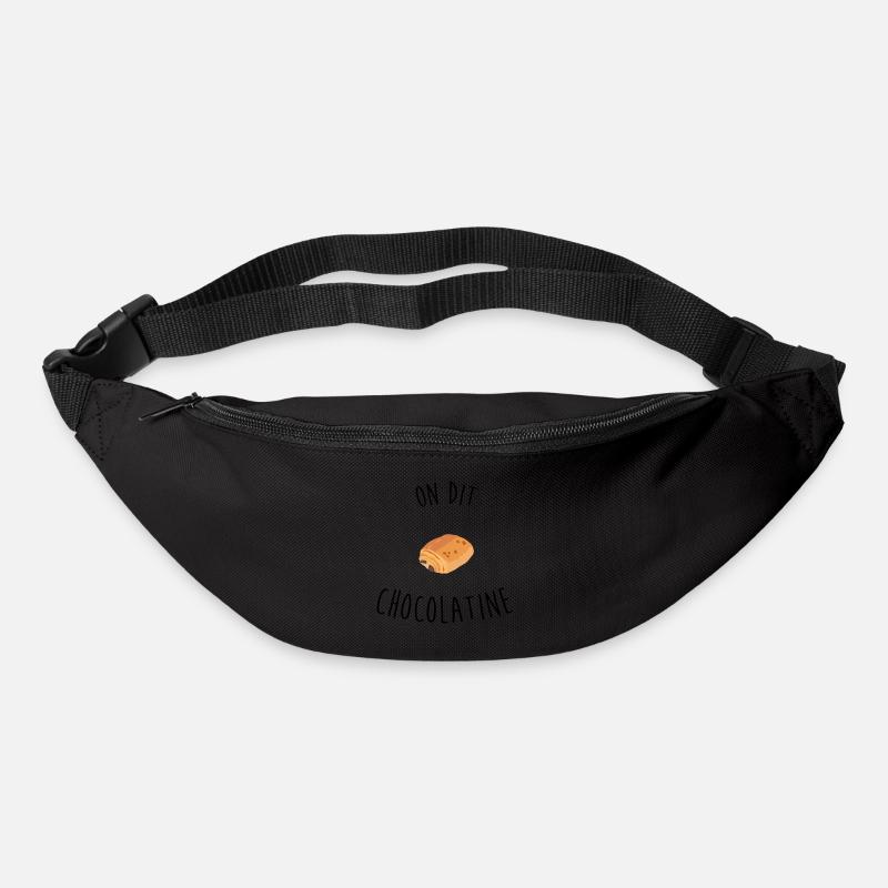 On dit chocolatine - Sac banane - noir
