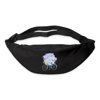 Je veux faire du vélo - Sac banane - noir - Devant