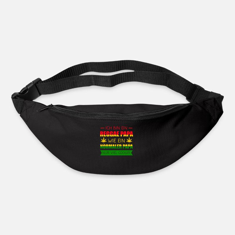 Reggae Rasta Rastafari Jamaika Geschenk - Gürteltasche - Schwarz