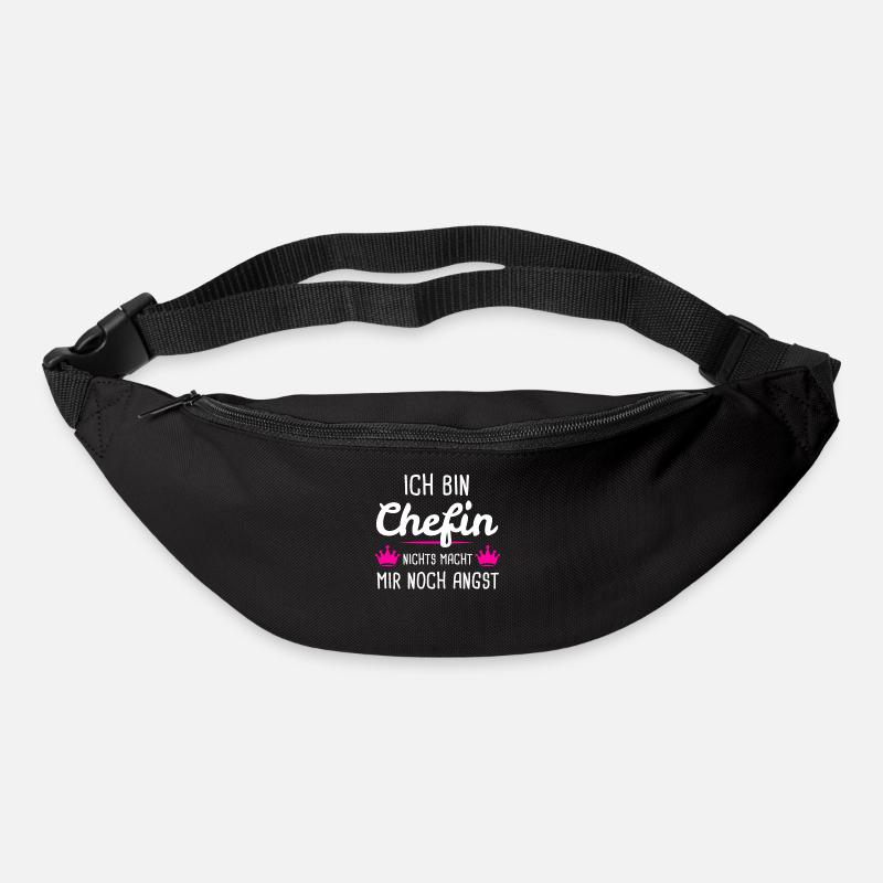Chefin Chef Vorgesetzte Geschenk - Gürteltasche - Schwarz