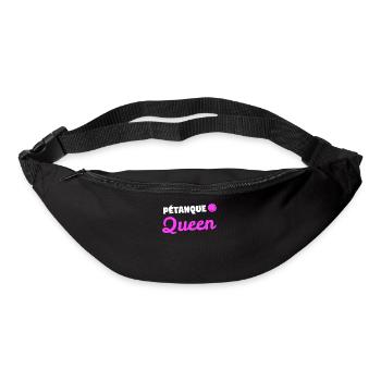 Petanque Queen petanque boules gift - Bum bag - black - Front