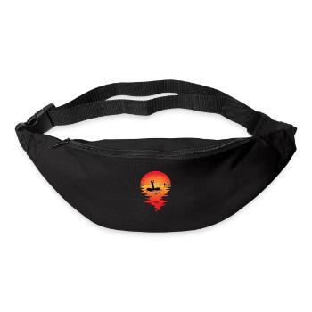 Fishing fishing angler gift carp fishing vacation - Bum bag - black - Front