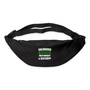 Galabauer Galabau Landschaftsgärtner Geschenk - Gürteltasche - Schwarz - Vorne