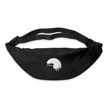 Schwein Schweinchen Schweine Geschenk - Gürteltasche - Schwarz - Vorne