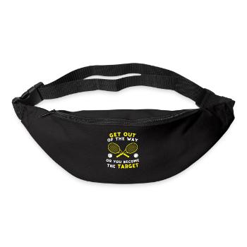 Tennis Tennisspieler Geschenk - Gürteltasche - Schwarz - Vorne