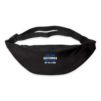Kältetechniker Klimatechniker Klimaanlage Geschenk - Gürteltasche - Schwarz - Vorne