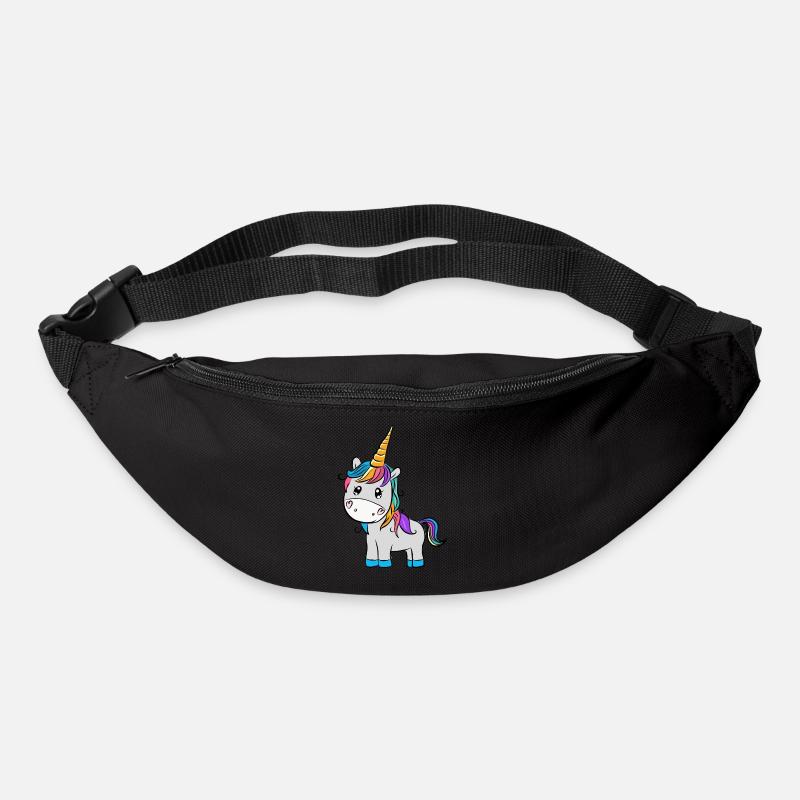 Einhorn - Gürteltasche - Schwarz