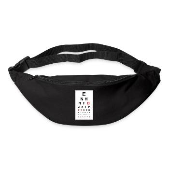 Eyesight Test Quote - Bum bag - black - Front