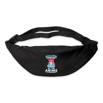 Anime Anime Japanisches Geschenk - Gürteltasche - Schwarz - Vorne