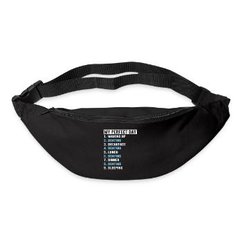 Boat Boat Gift - Bum bag - black - Front