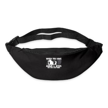 Anime & Jesus Anime & Jesus Gift - Bum bag - black - Front